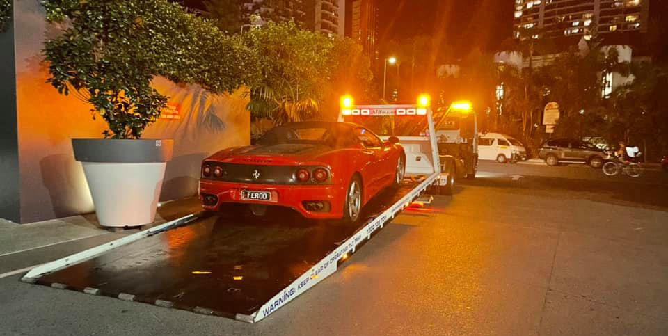 Harveys-towing-mustang towing sports car Harvey's Towing Services